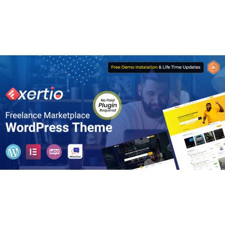 Exertio - Freelance Marketplace WordPress Teması