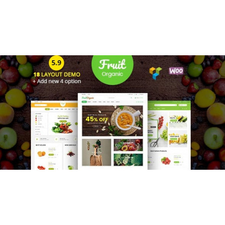 Food Fruit - Organik Çiftlik, Doğal Woo Commerce Word Press Teması